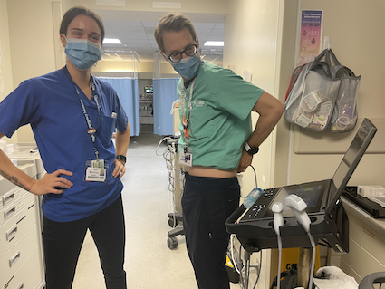 Questionable POCUS technique